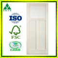 Poplar 6 Panel Veneer Wood Door